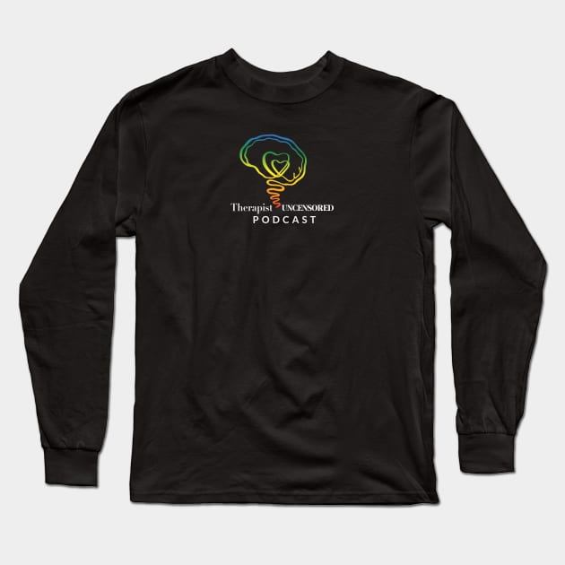 Heart in Brain Spectrum Long Sleeve T-Shirt by Therapist Uncensored Podcast